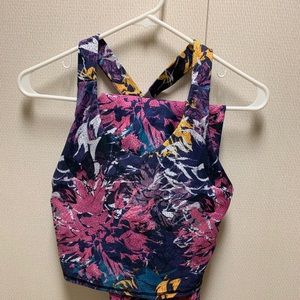 Workout set, leggings and cropped shirt